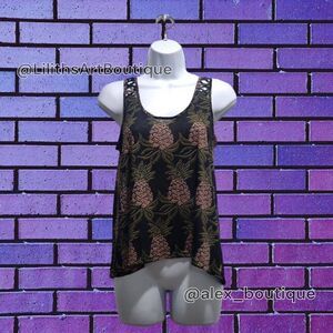 H&M Pineapple Tank Top(M009)- Size XS for Women